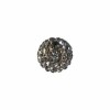 Shamballa Style Perlen, 10mm, black diamond, 4 Stk