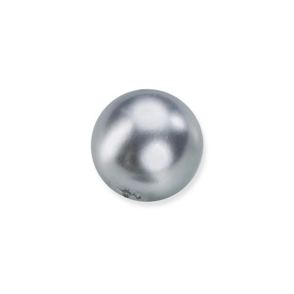 Perlas 6mm, 50 unidades, gris