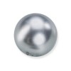 Perlas 6mm, 50 unidades, gris