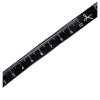 Grosgrain ribbon black ruler