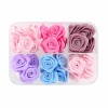 Roses en satin, 22mm, 30 pcs