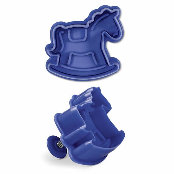 Plunger clay cutter, rocking horse 6cm