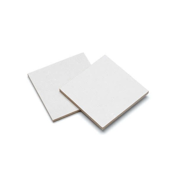 Plaque carrée MDF avec apprêt, 10x10x0.3cm, 2 pcs