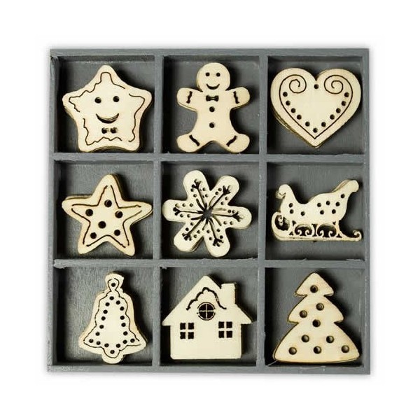 Wooden elements : Christmas