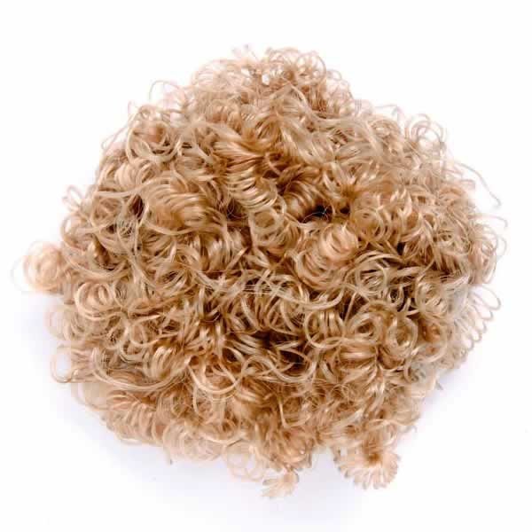Cheveux d'ange polyester brun clair, 15g