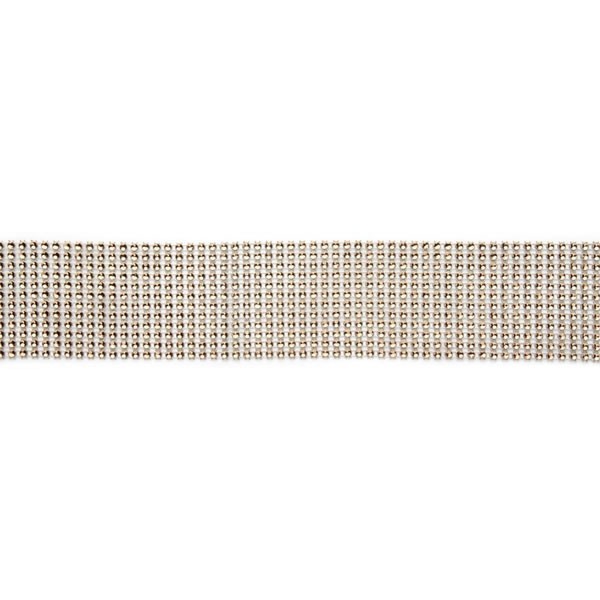 Bande de strass, 5.5x180cm, brun