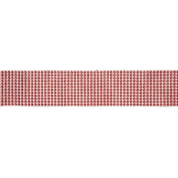 Bande de strass, 5.5x180cm, rouge