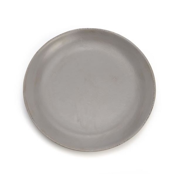 Wooden plate, Ø29cm, dark grey