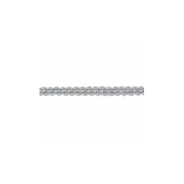 Galon brocart 10mm/2m argent