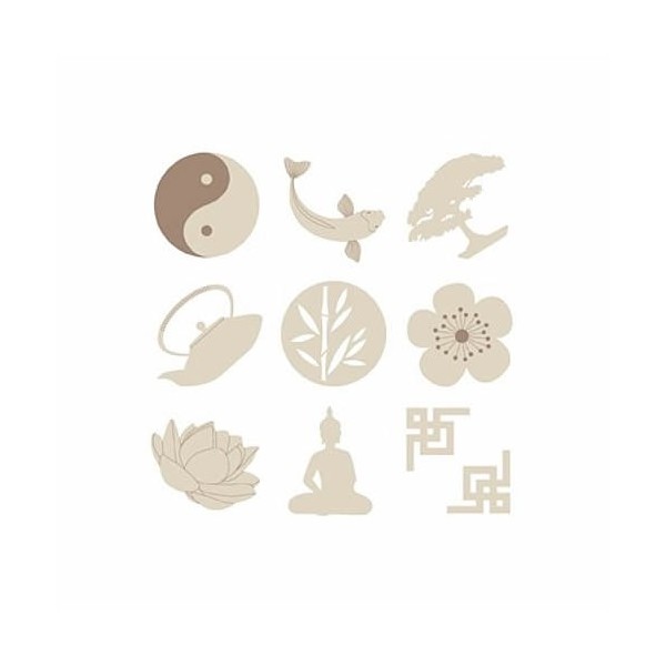 Elementos de madera : Zen