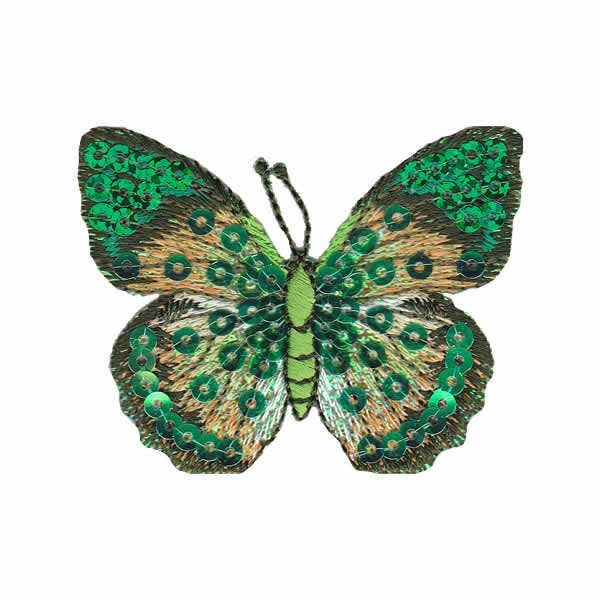 Motiv Schmetterling aufbügelbar, 8.2x4.1cm
