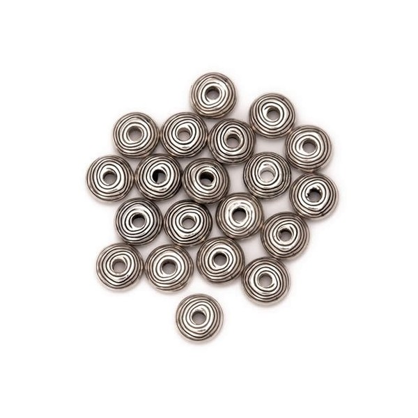 Metal Pearls 14mm 20 Stk