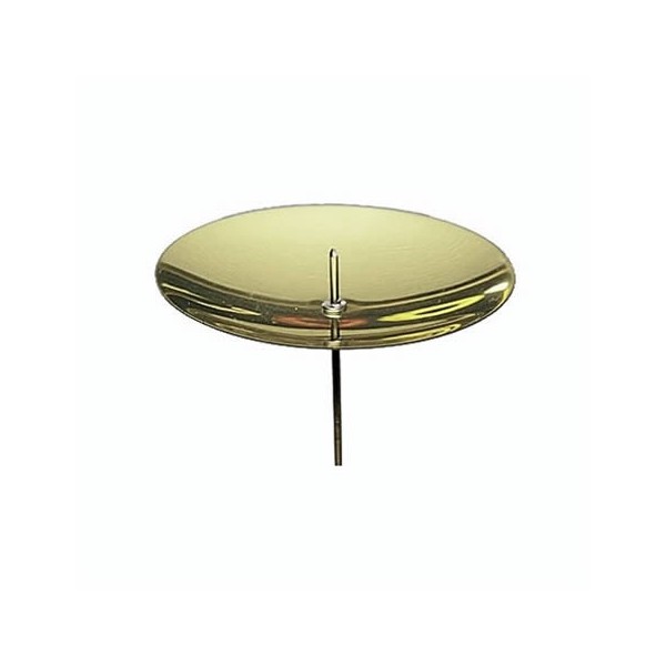 Metal candleholder 50mm, gold, 4 pcs