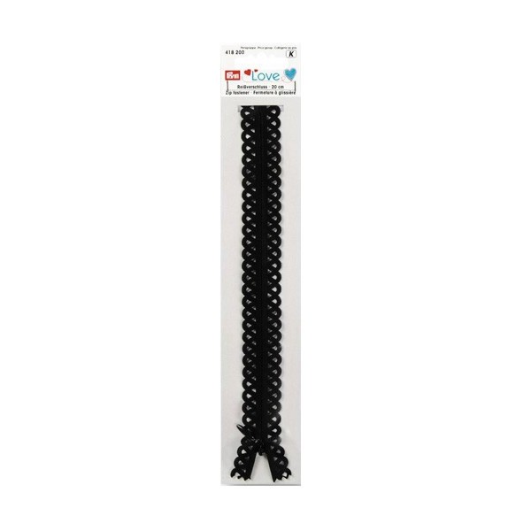 Prym Love - Cremallera 20cm negro