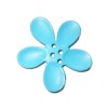 Orchid button 30mm, blue