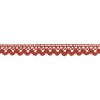 Spitzen Tape, selbstklebend, 15mm/2m, rot