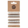 Ribbon assortment white/grey