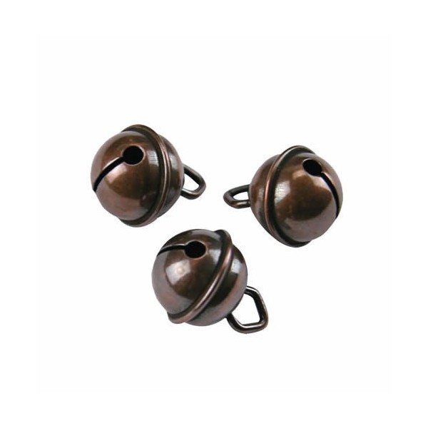 Cascabeles 15mm, cobre, 5 pz