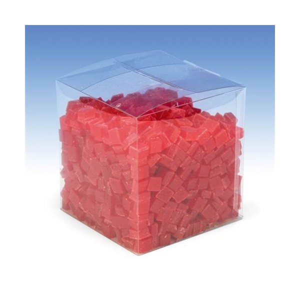 Cubes de cire, 500g, rouge