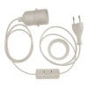 Cable de lampara con interruptor