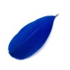 Pluma con terminal y aro, +/-75mm, azul, 2 pz