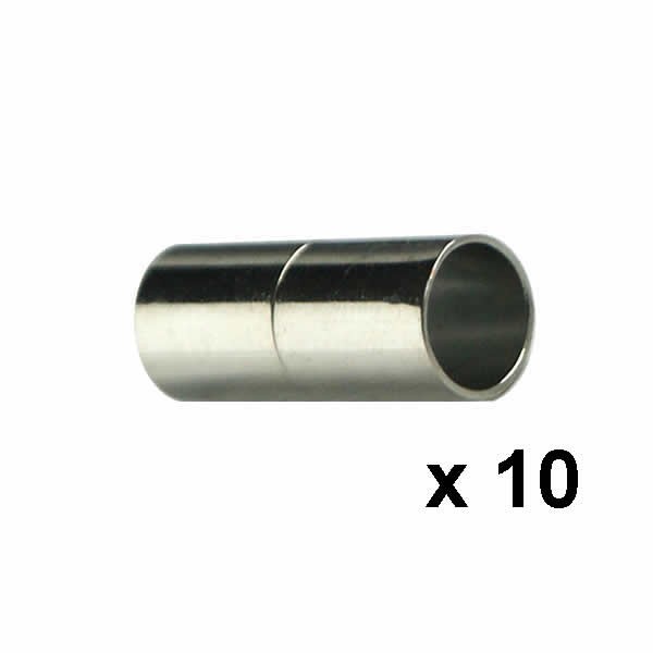 Cierre iman tubo Ø6.5mm, 10 pz