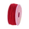 Felt string red,  5-7mm/5m