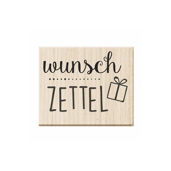 Tampon Wunsch Zettel 3.7x3cm