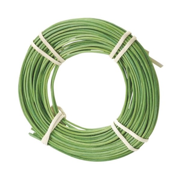 Mimbre para cesteria y decoraccion, 1.7mm, verde